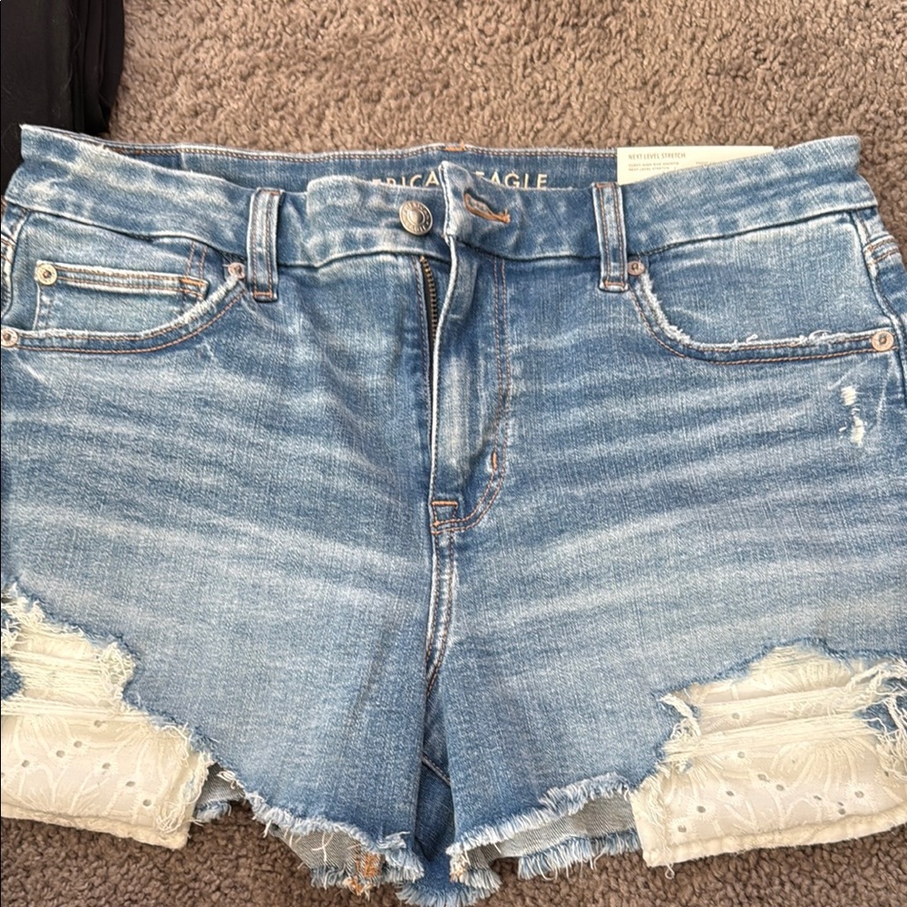 American Eagle Outfitters Women's Blue Denim Shorts